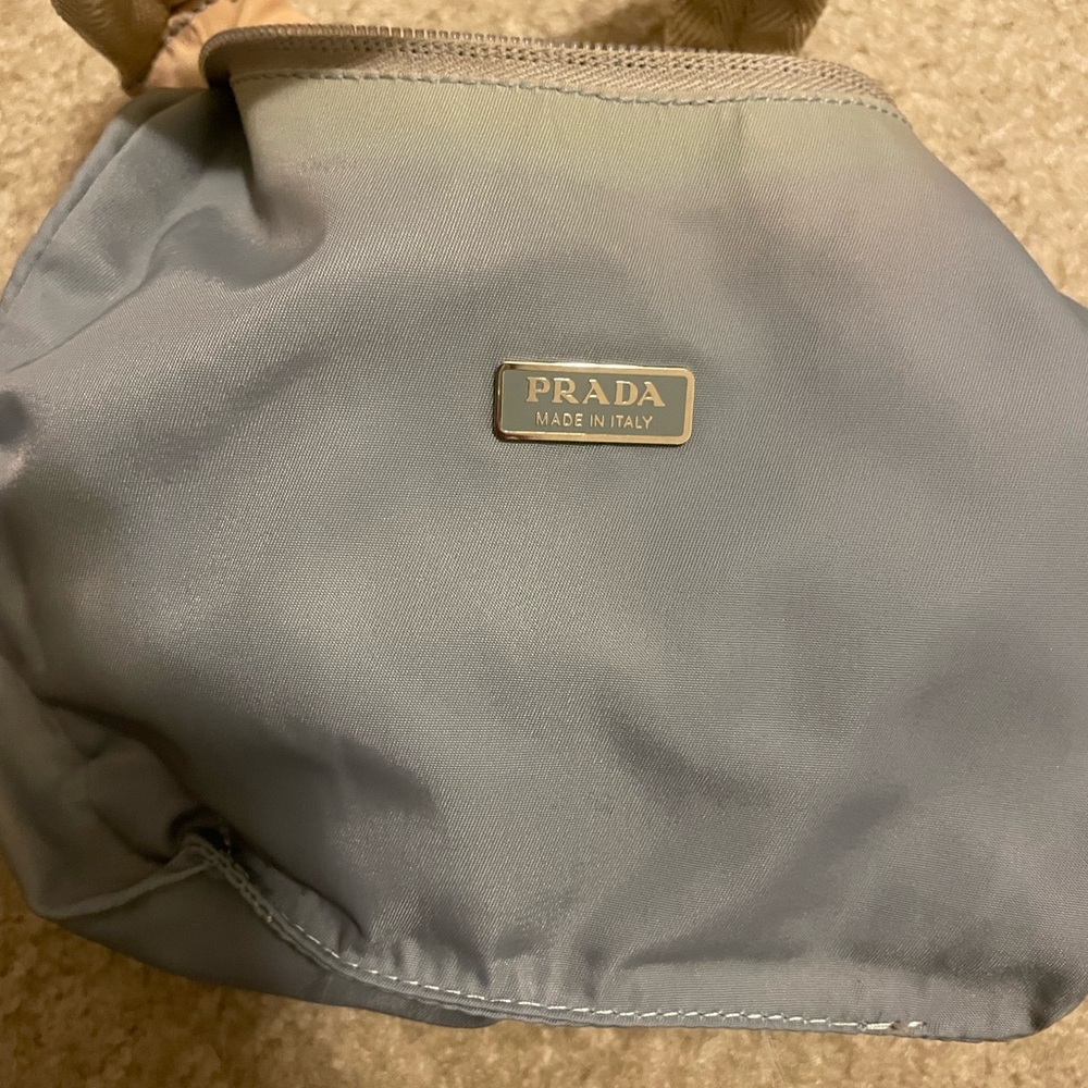 Prada Women's Blush and Silver Shoulder Bag - Picture 4 of 4